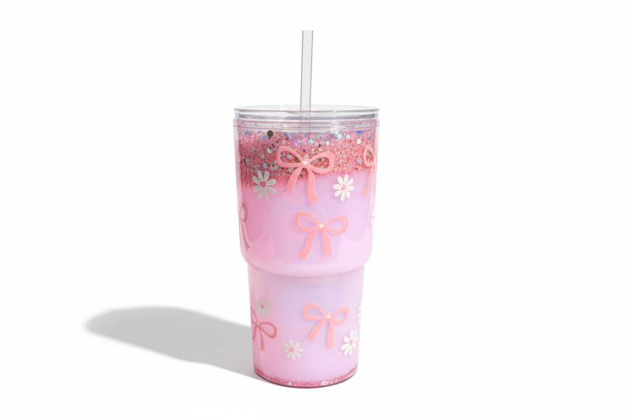 🎀Coffe to go Tumbler Rosa Schleife