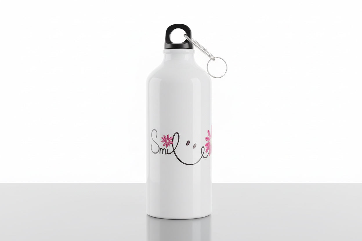💕 Trinkflasche 500 ml mit Smile – Leicht, praktisch & liebevoll gestaltet