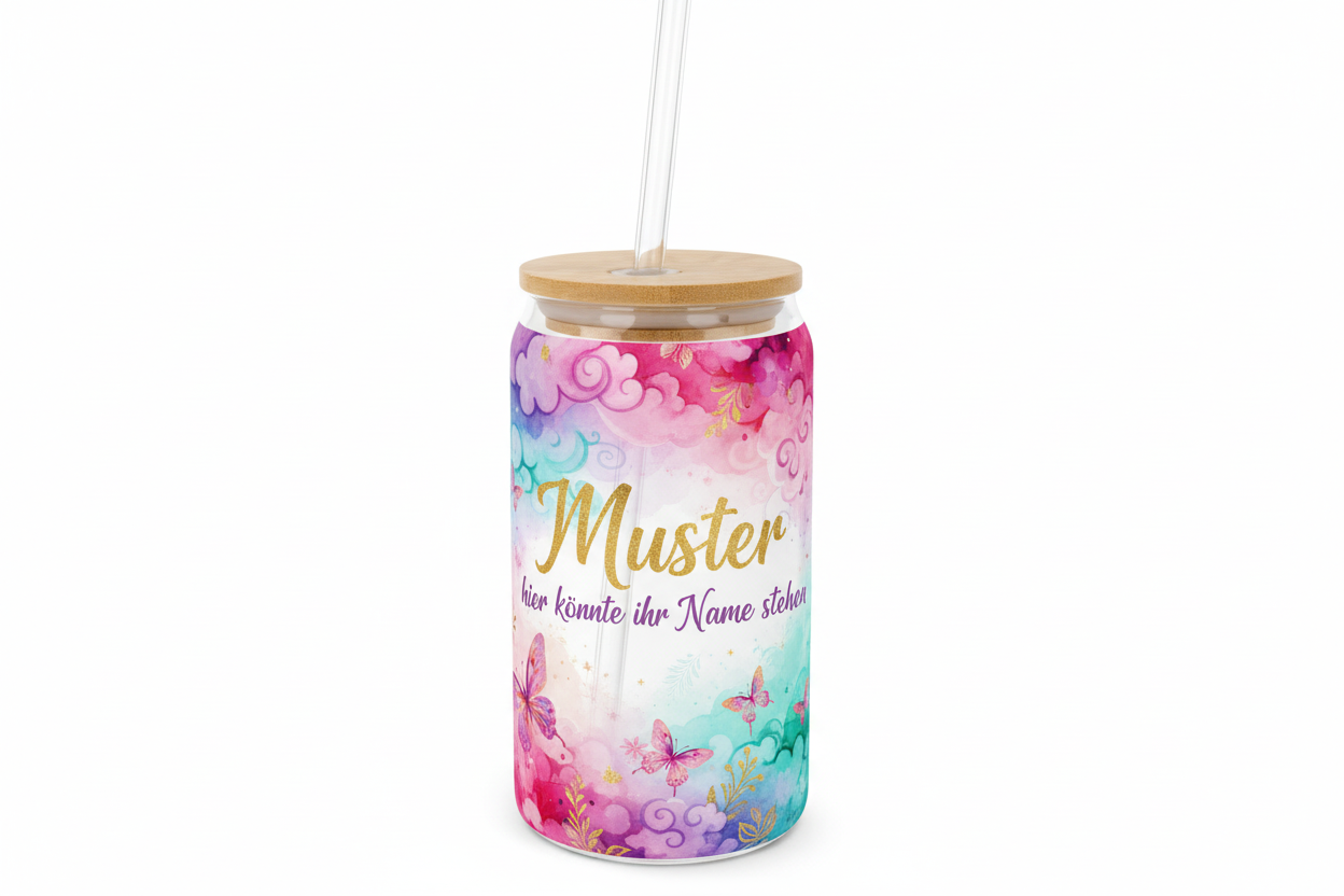 Glas 470 ml Personalisierbar durch Sublimation