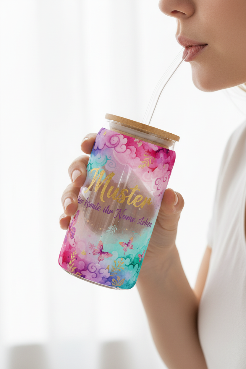 Glas 470 ml Personalisierbar durch Sublimation
