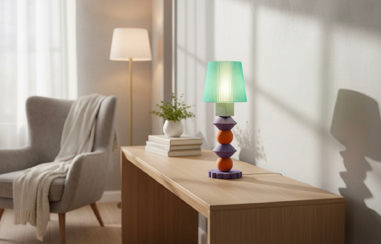 Lumivo Modul – Erweiterbares Schraubmodul für Lumivo Designlampe | 3D gedruckte modulare Tischlampe Erweiterung