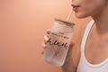 Glas Iced " Best Mom " mit Sublimations Veredelung