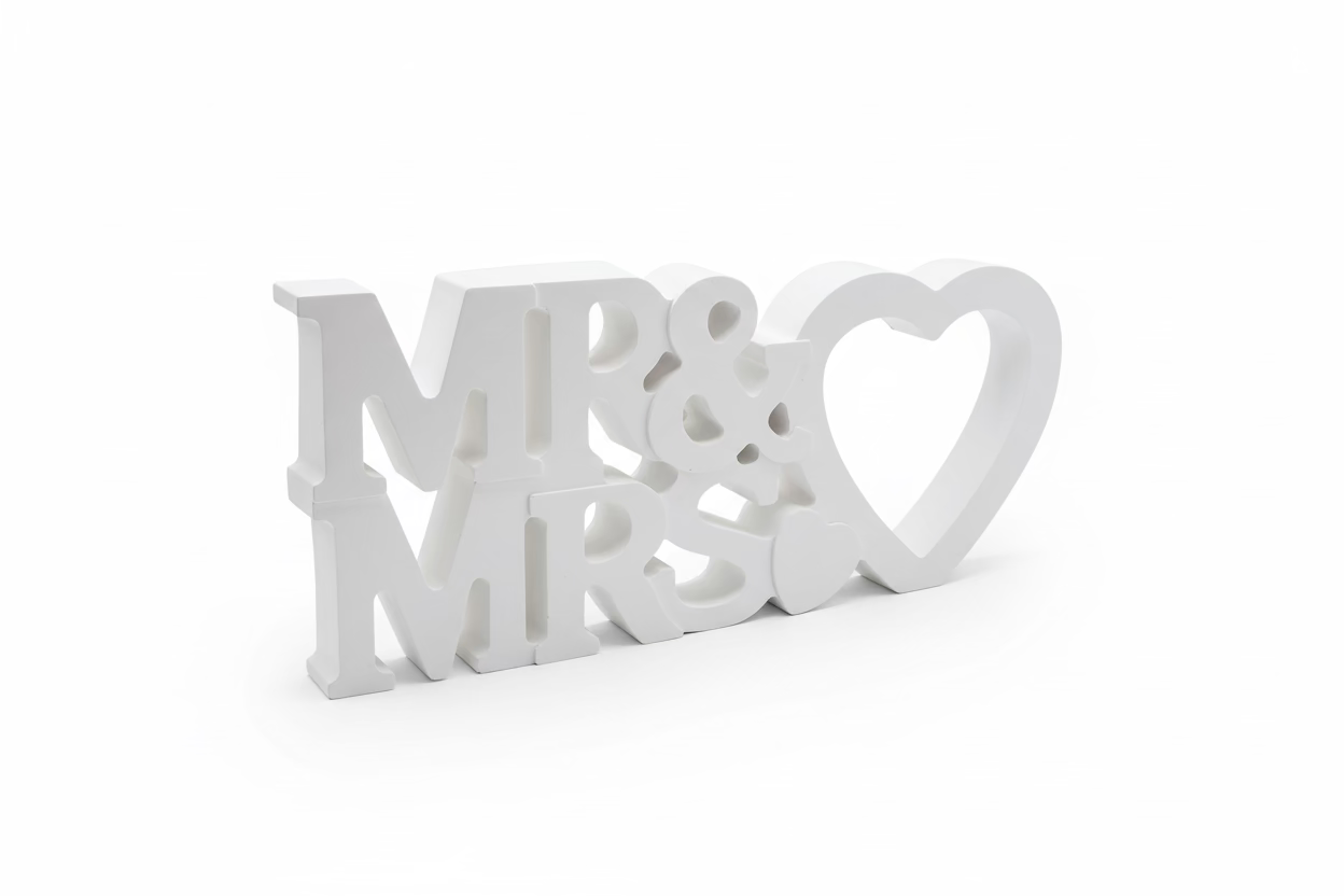 Mr und Mrs Love Hochzeit