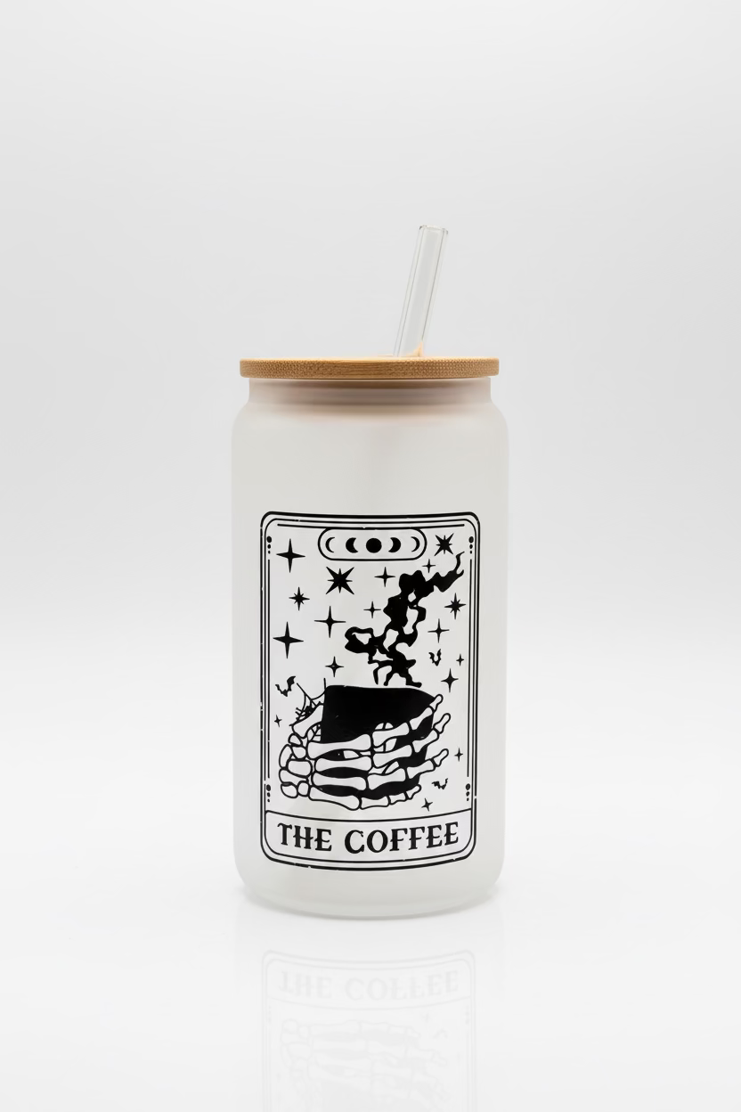 Glas Iced " Coffee Cup "