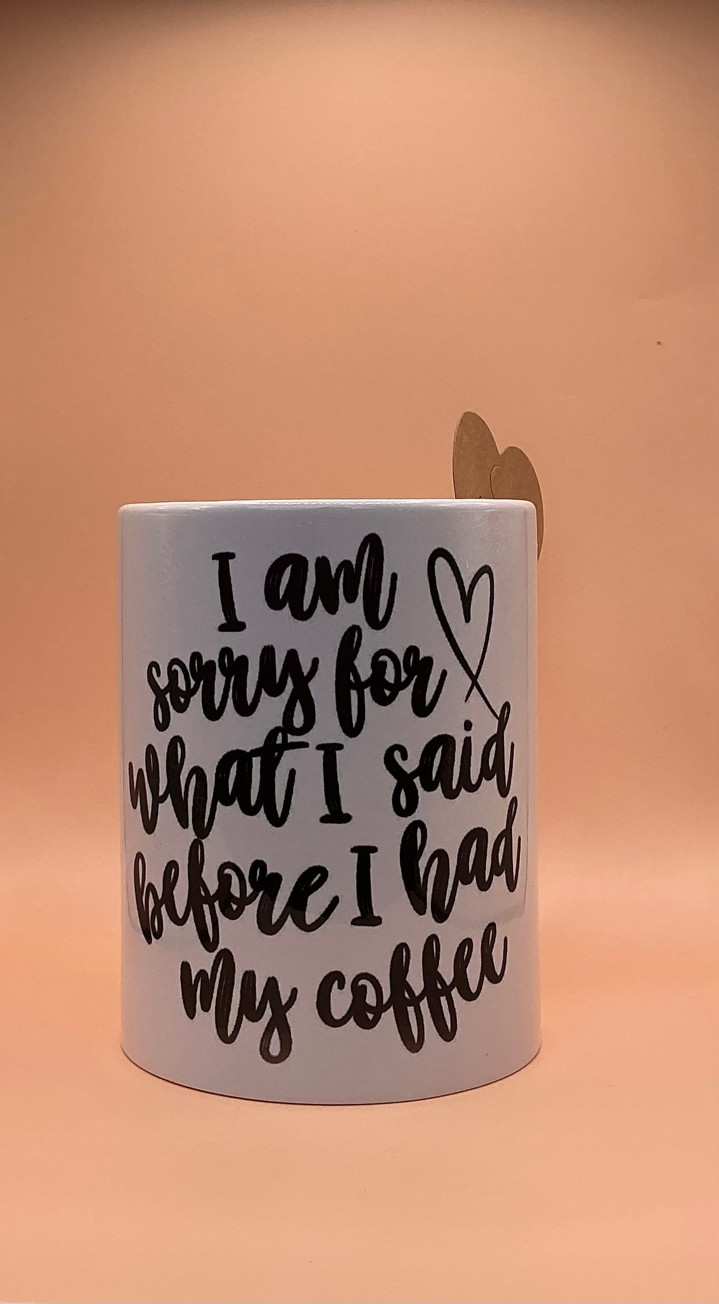 Porzellan Becher " Time for Coffee "