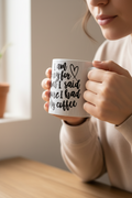 Porzellan Becher " Time for Coffee "
