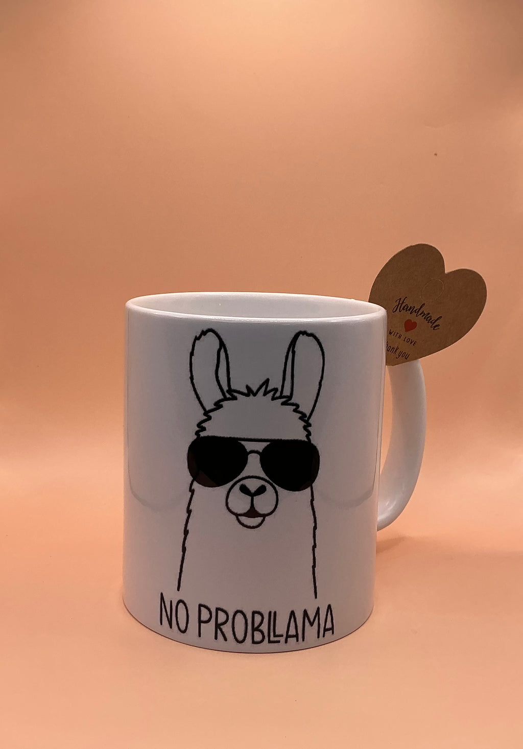 Porzellan Becher " No Probllama "