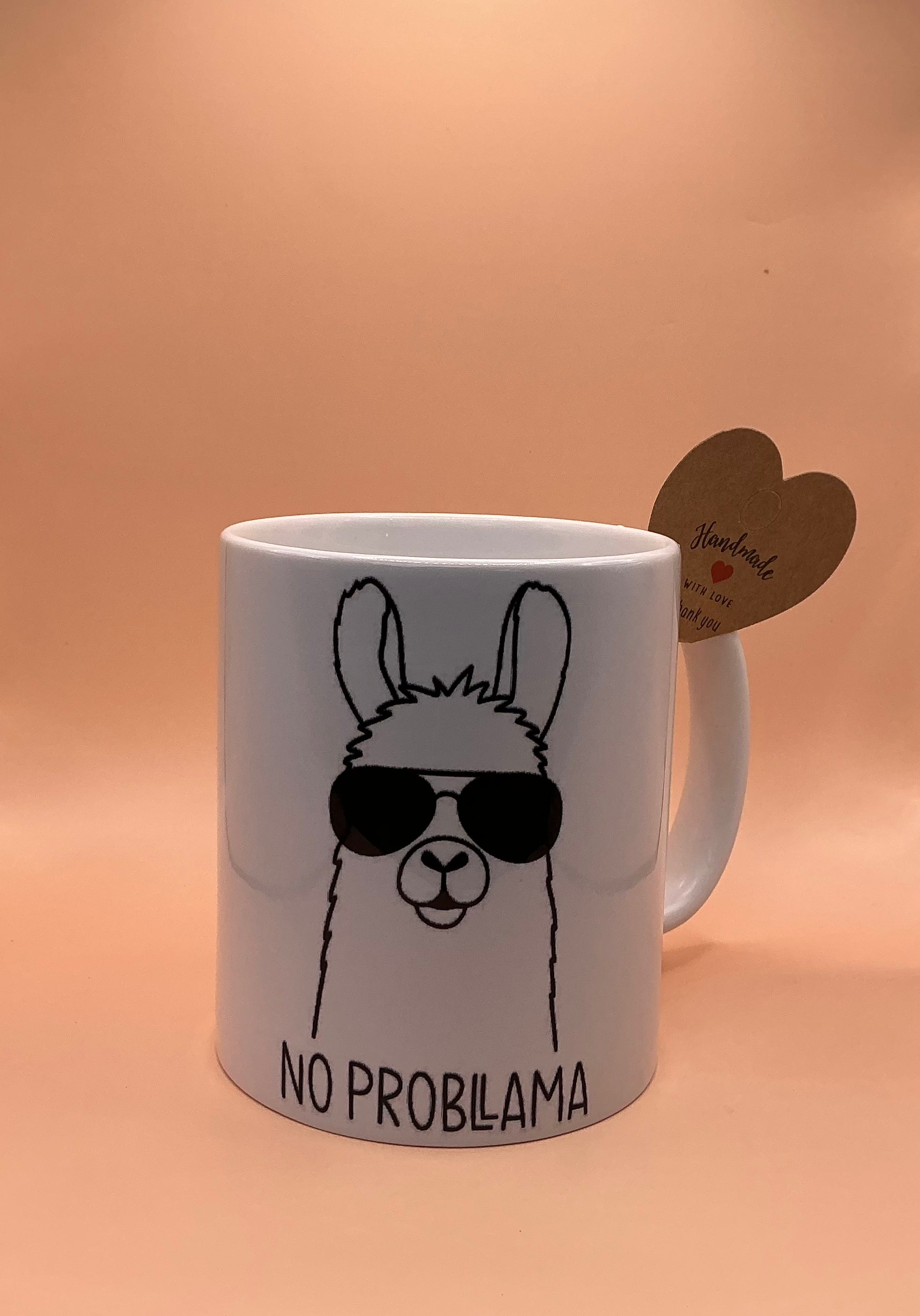 Porzellan Becher " No Probllama "