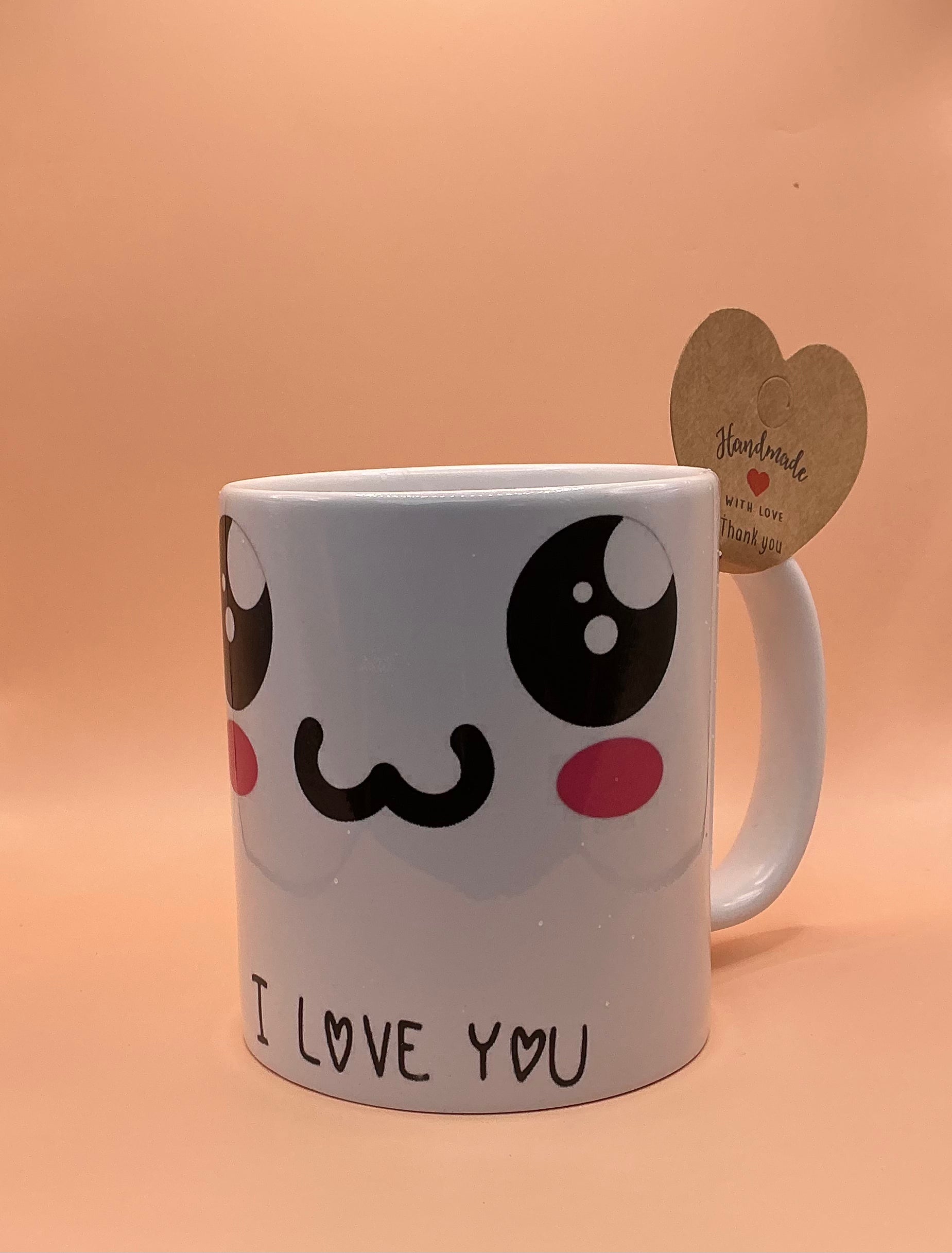 Porzellan Becher " Love You "