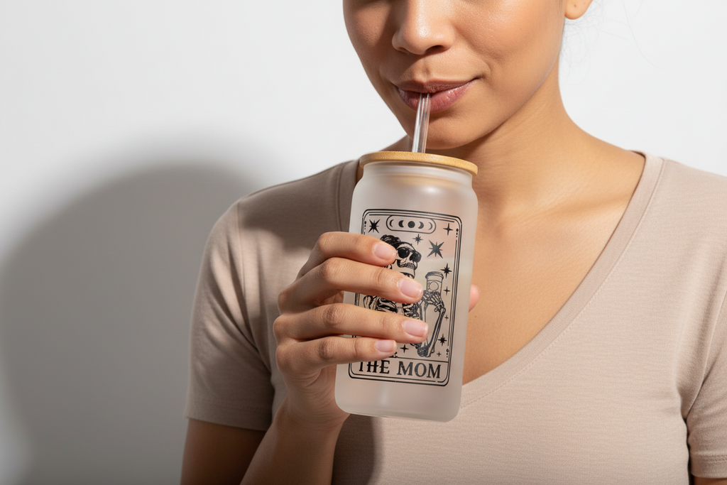 Glas Iced " Mom "