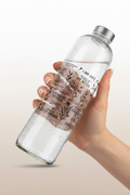 Glasflasche mit Schraubverschluss 1L " Good Vibes "