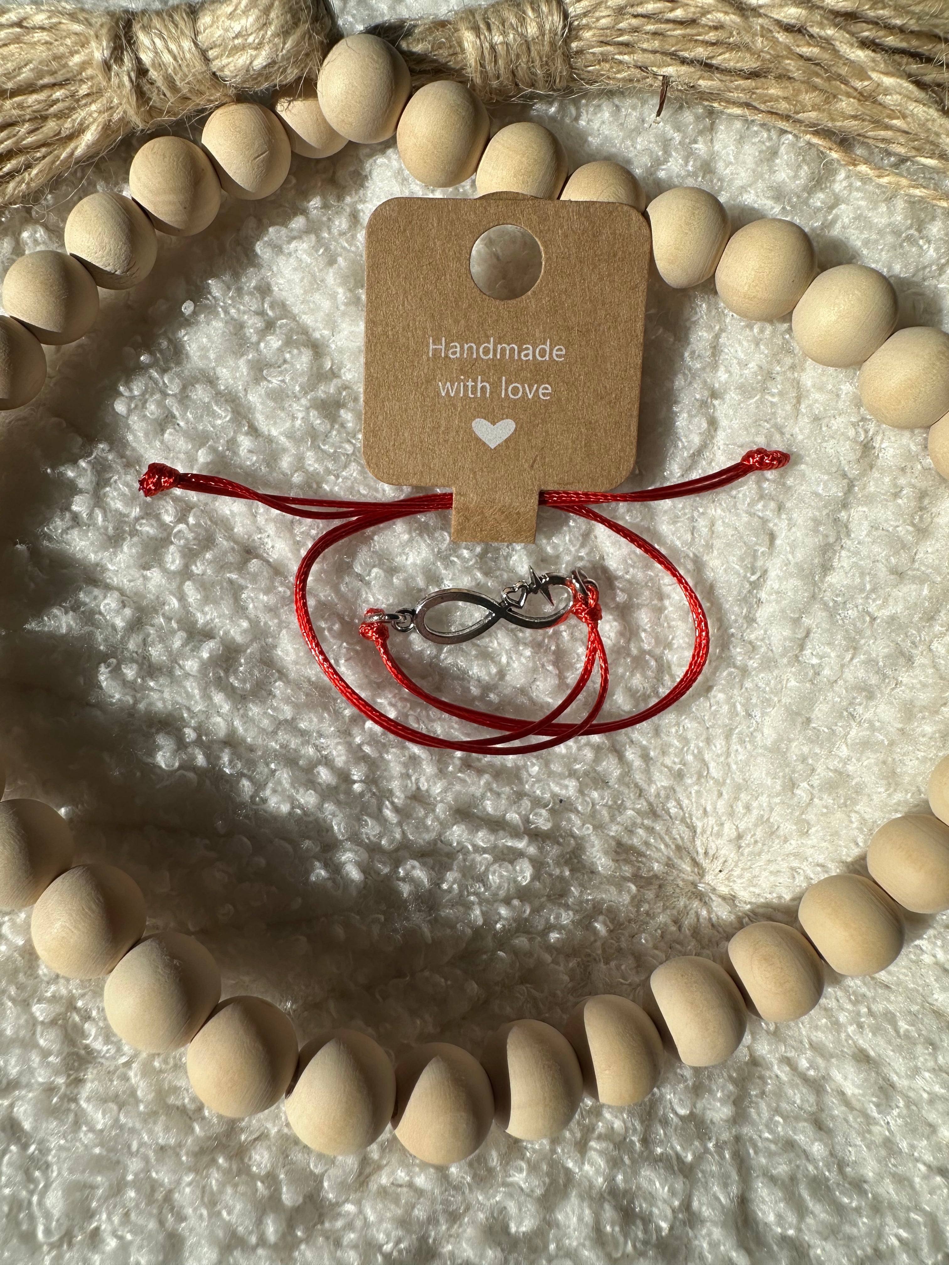 Armband Rot Verstellbar Liebe