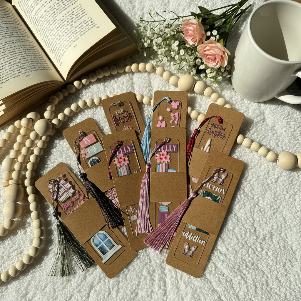 Lesezeichen Serie Books Romantik Kunststoff
