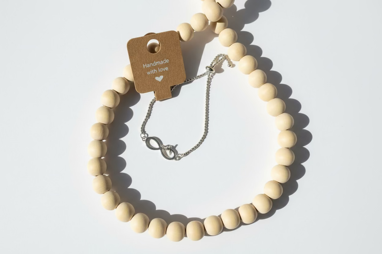 Armband Silberfarben mit unendlichzeichen, Herz und EKG Welle