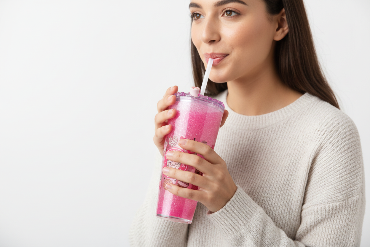 Handgefertigter Bling Cold Cup 700ml