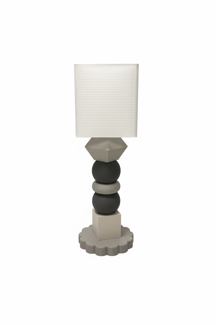 Lumivo Designlampe | 3D gedruckte modulare Tischlampe Erweiterung 3D Druck Design Lampe Classic